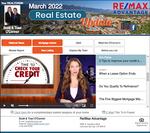 Realty Times TV Video Newsletter