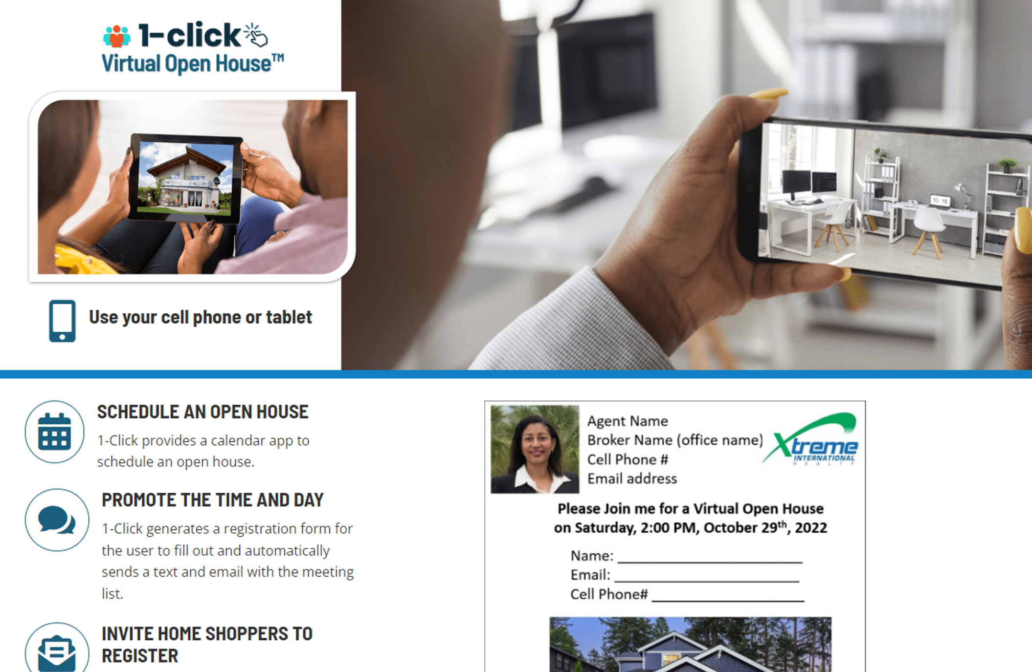 1-click Virtual Open House™