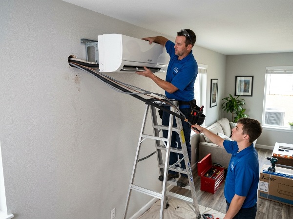 Men installing hvac 600 Nano Banana