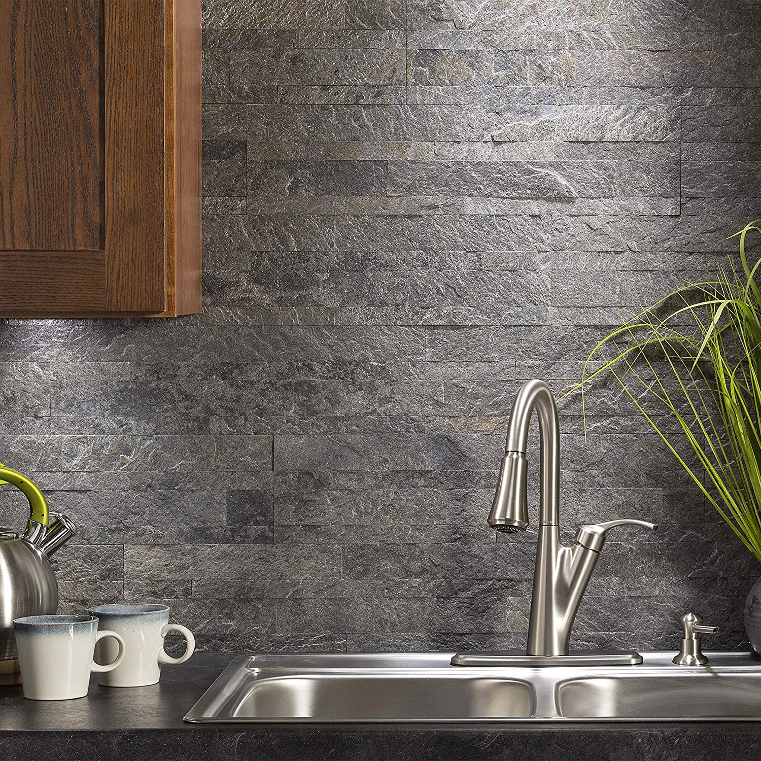 9 DIY Peel-And-Stick Tiles To Quickly Take Your Backsplash From Meh To ...