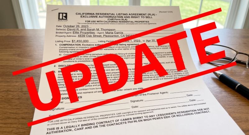Updates to the California Residential Listing Agreements