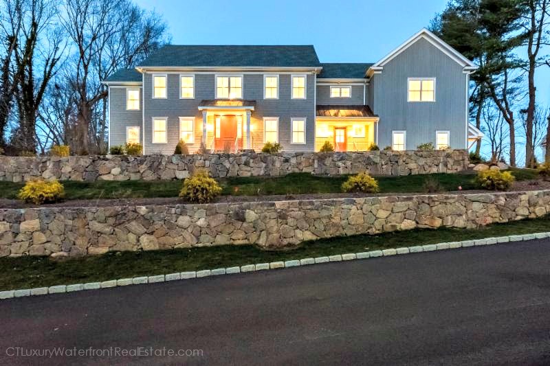 CT Waterfront Home Value Night View Watermark