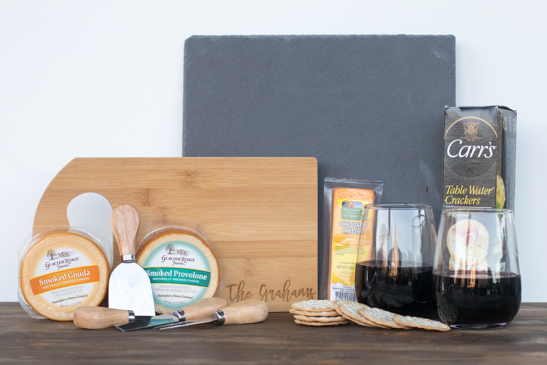 Wine & Cheese Housewarming Gift | BrilliantGifts.com