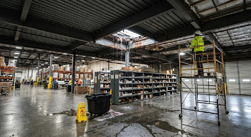 Commercial Roof Leak Repair: How to Fix and Maintain Industrial Roofs in 2026