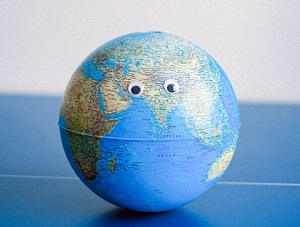 Earth with a smile