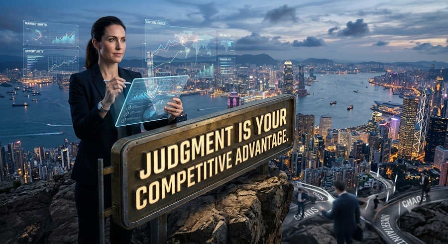 Judgment Is Your Competitive Advantage