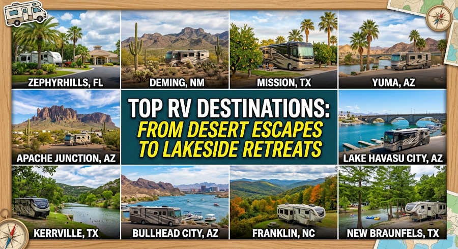 Arizona Excels Across America’s Top RV Destinations, From Desert Escapes to Lakeside Retreats