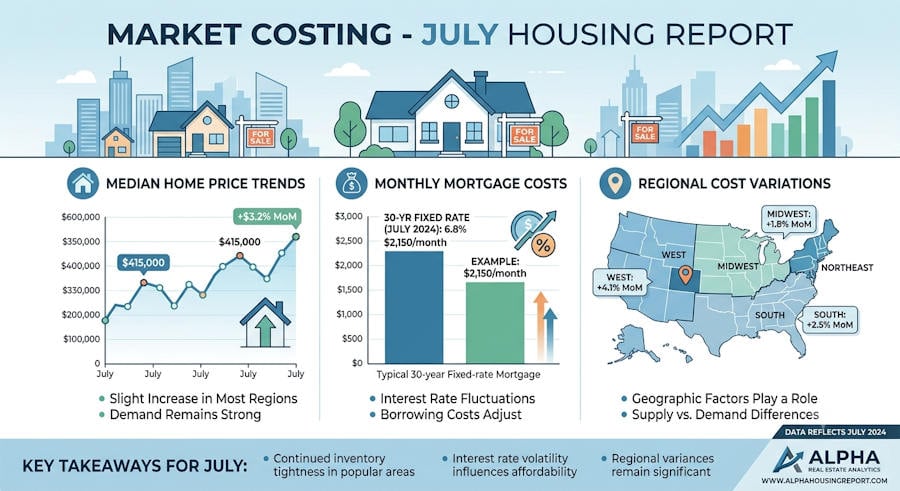 Market Costing - July Housing Report