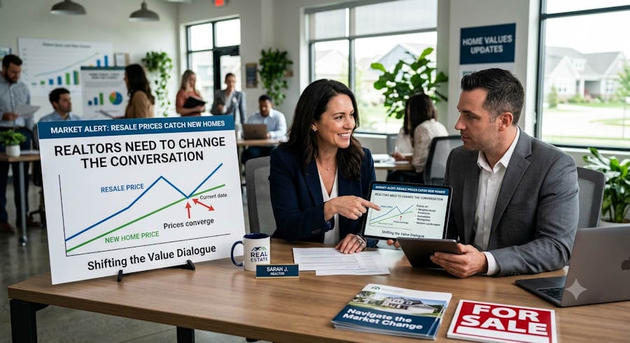 Resale Prices Catch New Homes: Realtors Need to Change the Conversation
