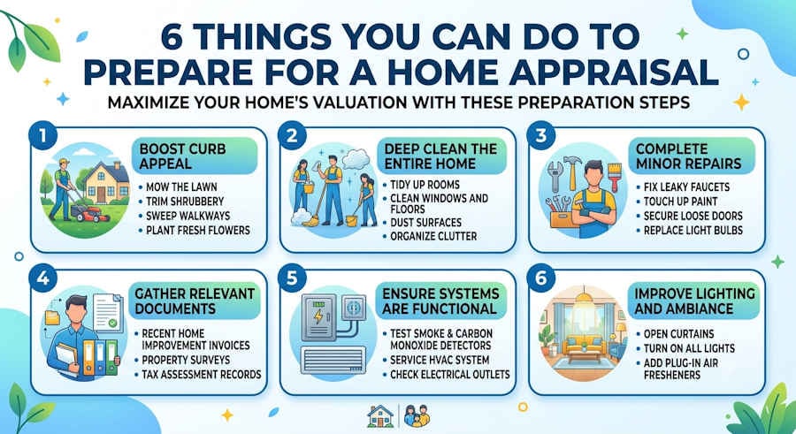 6 Things You Can Do to Prepare for a Home Appraisal