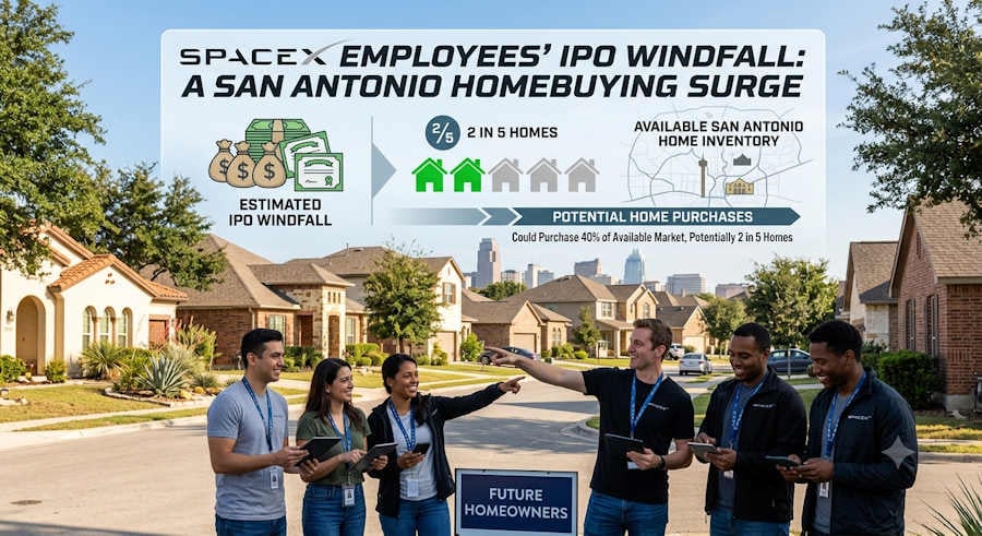 SpaceX Employees Could Buy 2 in 5 San Antonio Homes With Their IPO Windfall