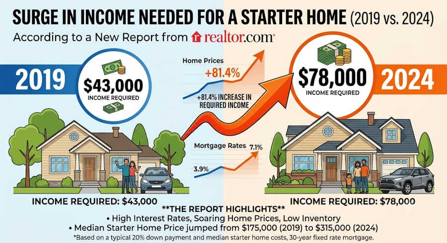 The Starter Home Market Is Down 300,000 Homes From 2019
