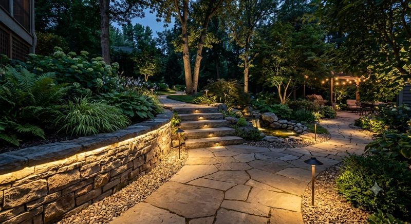 What Are the Benefits of Hardscape Lighting for Gardens?