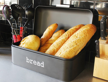 Juvale Bread Box for Kitchen