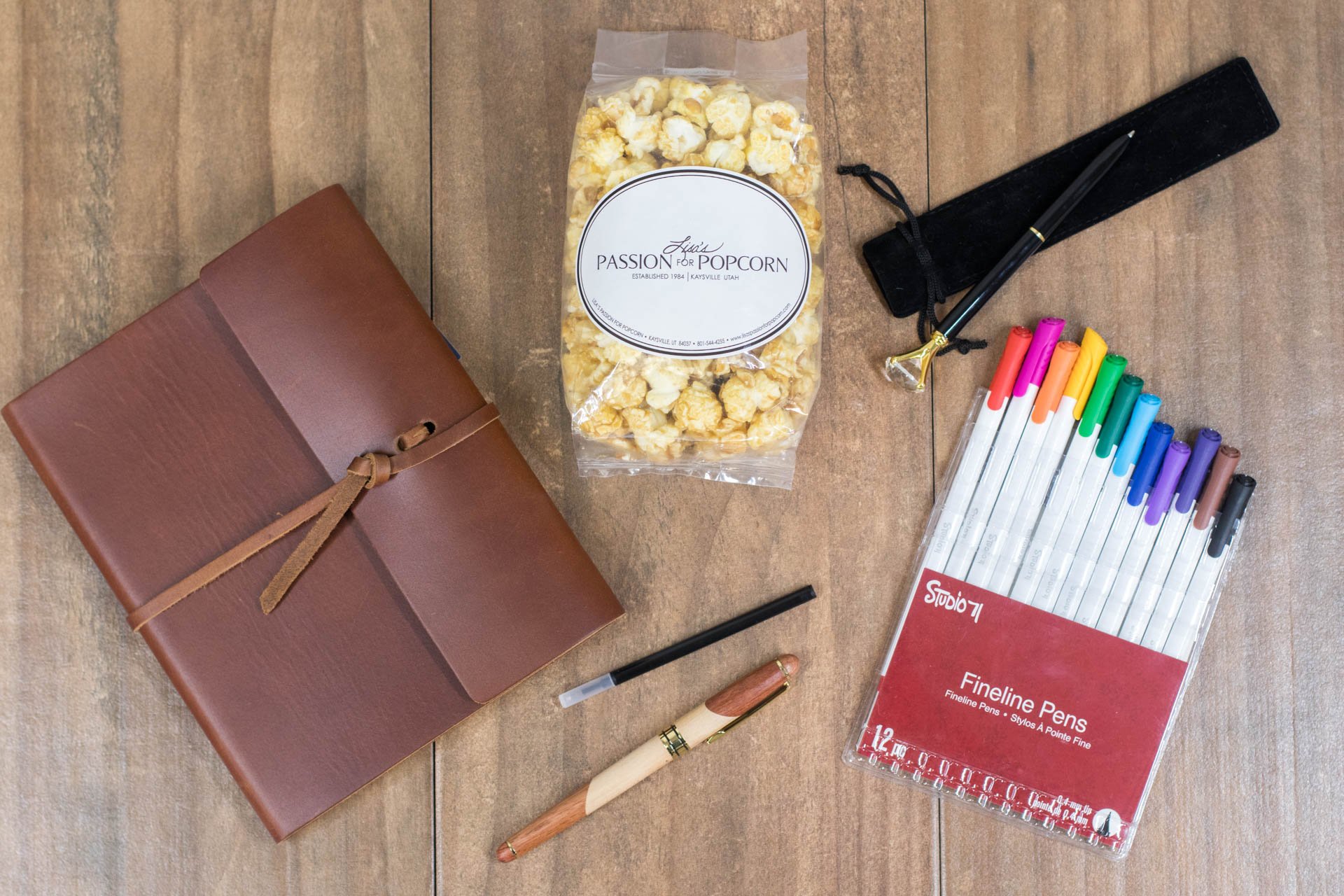 Leather Journal Housewarming Gift | BrilliantGifts.com