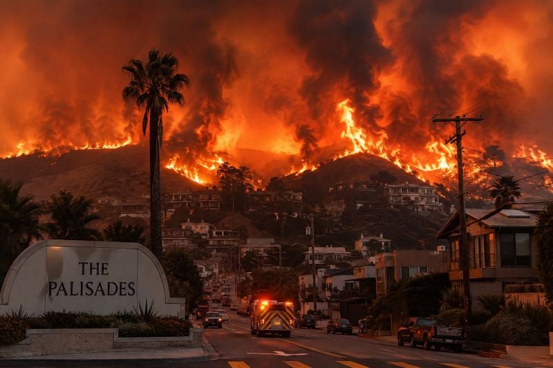 How Many Houses Burned in the Palisades Fire?