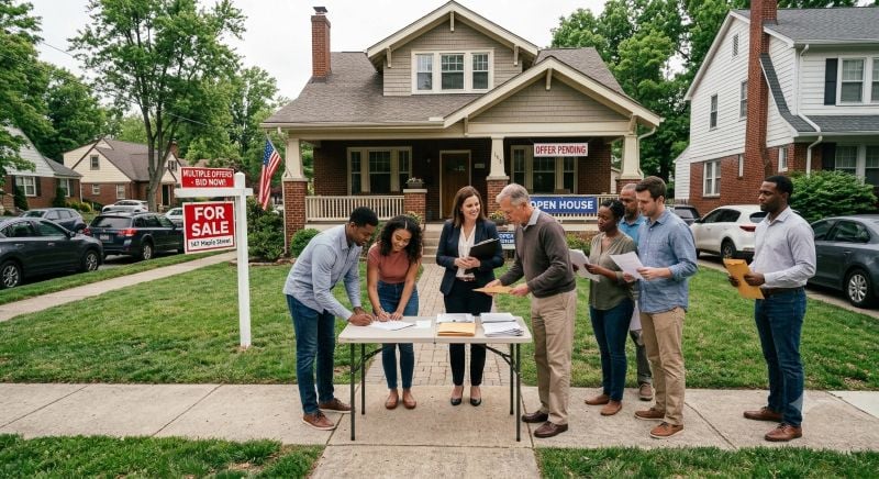 It Takes 11 Offers to Buy a House in Lexington - Here's What Winning One Actually Costs
