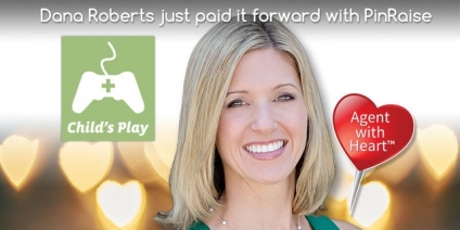 Real Estate Professional Dana Roberts Makes Donation to Child's Play on Behalf of Her Clients Through the Agent with Heart Program
