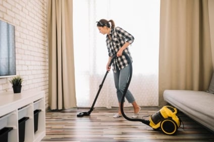 Get Your Fitness In At Home With These Calorie-Burning Cleaning Tasks