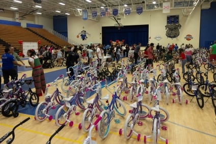 Ana Teresa Rodriguez and her Friendsgiving Toy Drive 2024 Donated 1,715 Bikes to More Than Half Dozen Local Charities