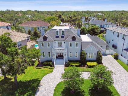 Chateau Bryant: A Masterpiece of Custom Luxury Living in Tampa’s Sunset Park Now Available