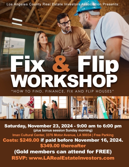 Fix & Flip Workshop