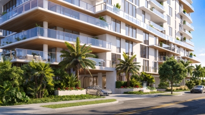 Expansive Residence 81 at Glass House Boca Raton, an Intimate Luxury Development  in the Heart of Downtown Boca Raton, Listed for $6.257 Million