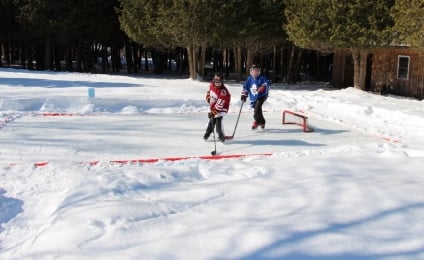 Building a Backyard Hockey Rink