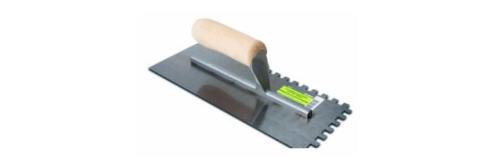 notched trowel