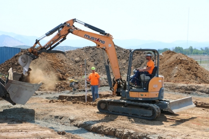 Excation at a site