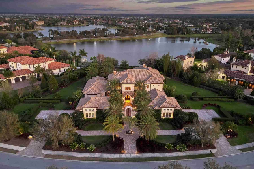 Elegant Estate With Serene Lakefront Views Enters Market For $6.995 Million