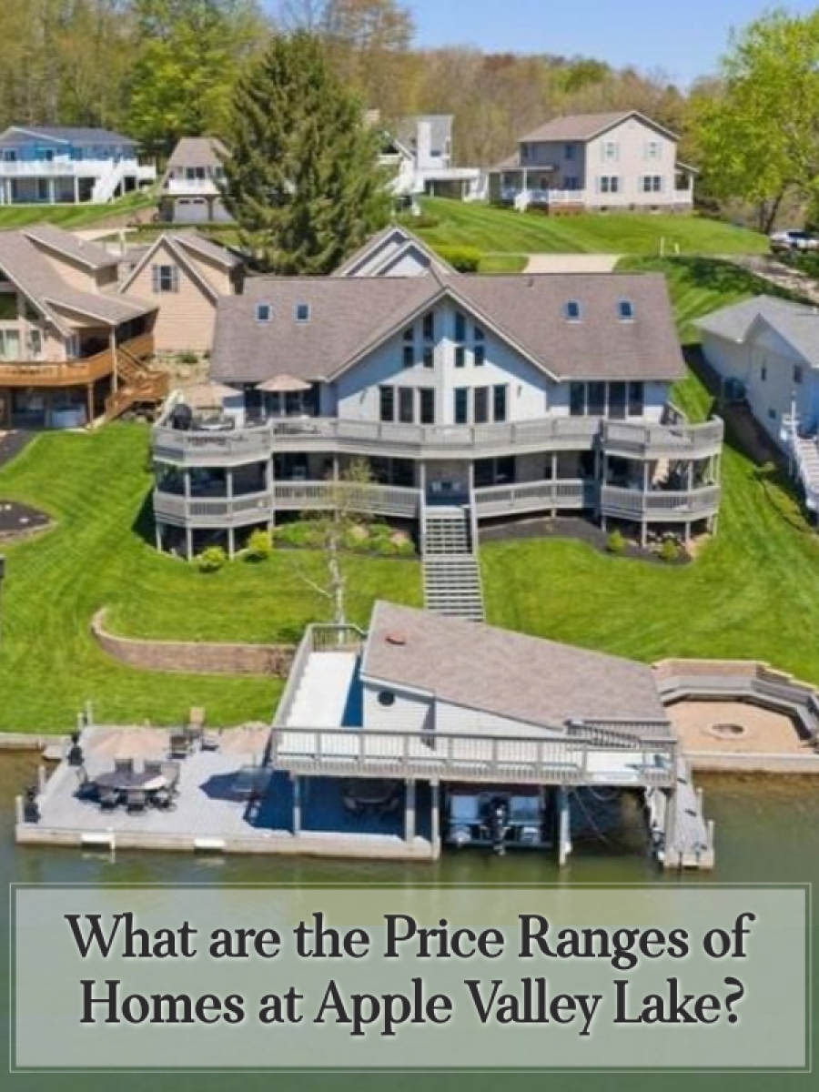 Prices of Homes at Apple Valley Lake -- Beautiful homes await you at Apple Valley OH