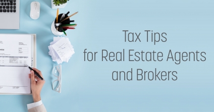 Tax Tips For Real Estate Agents and Brokers