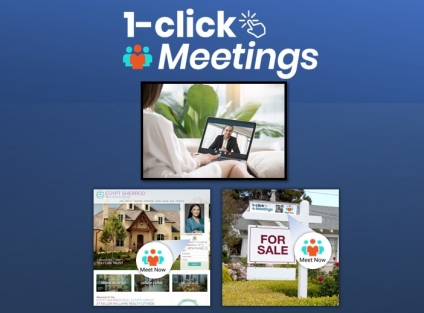 Title and Mortgage representatives – 1 Click Meetings™ provides a unique opportunity to build agent relationships. Offer a branded complimentary copy of 1 Click Meetings™.