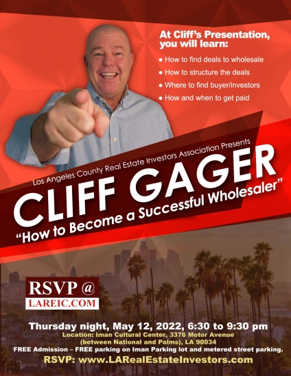 Learn How to Wholesale with Cliff Gager