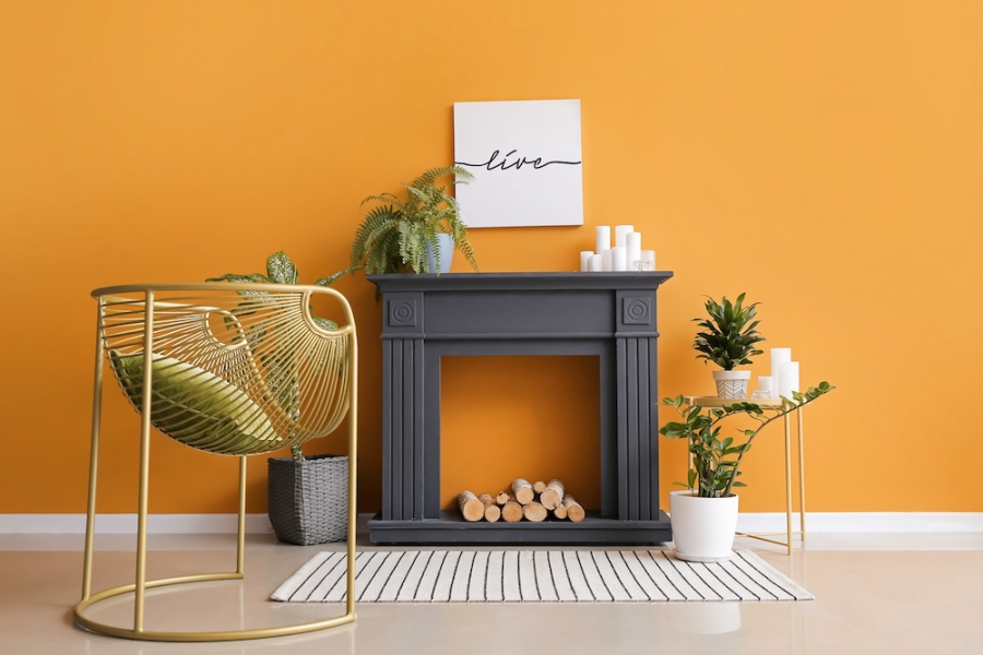 9 Fireplace Paint Colors to Keep the Room Cozy
