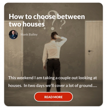 How to choose between two houses