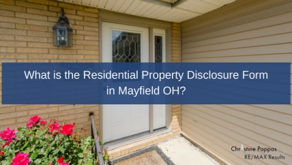 What is the Residential Property Disclosure Form in Mayfield OH?