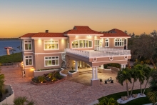 Opulent $11.9 Million Custom Waterfront Home is The Pinnacle of Island Living
