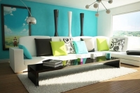 Decorate Your Living Space with Blue Color