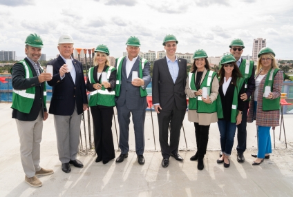 El-Ad National Properties Celebrates Topping Off of ALINA Residences’ Phase Two ALINA 210 Building in Boca Raton on March 15