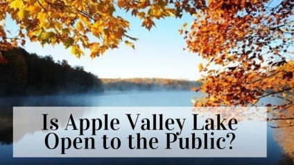 Fall is a beautiful time for Apple Valley Lake but you might be wondering, “Is Apple Valley Lake Open to the public?”